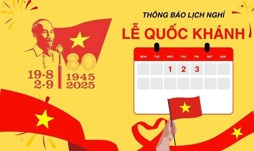 Mẫu logo Quốc khánh dùng trong thiết kế đẹp nhất 2025
