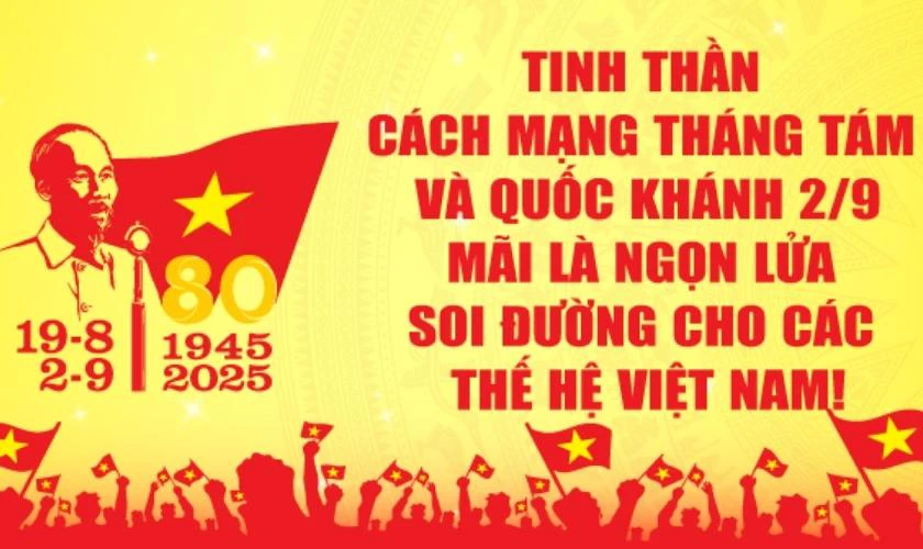 Mẫu logo Quốc khánh dùng trong thiết kế đẹp nhất