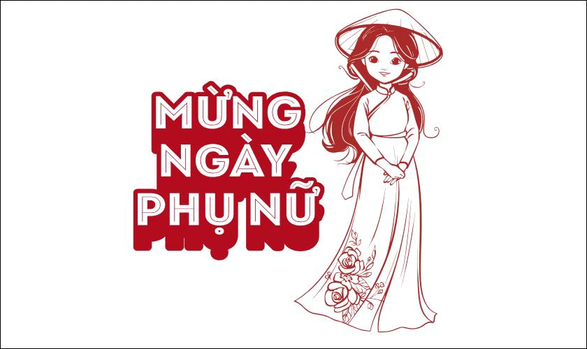 Logo cô gái mặc áo dài Việt Nam