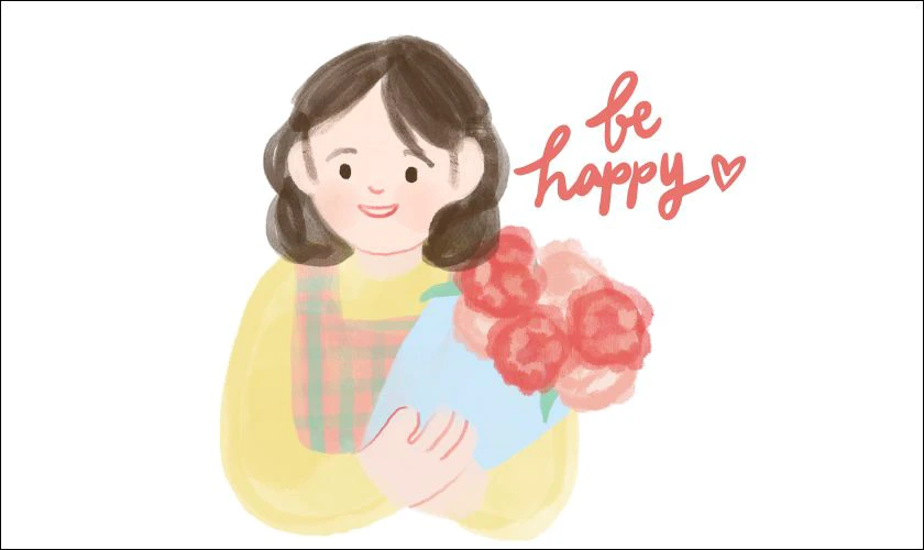 Hình ảnh cô gái dễ thương