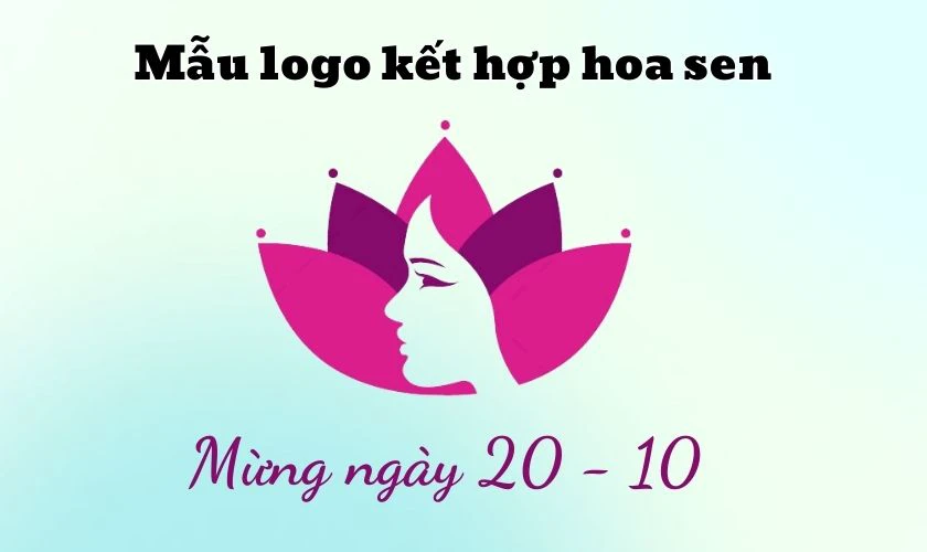 Mẫu logo kết hợp biểu tượng quốc hoa Việt Nam