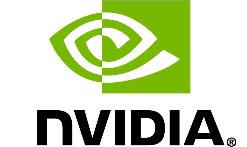 Logo laptop NVIDIA