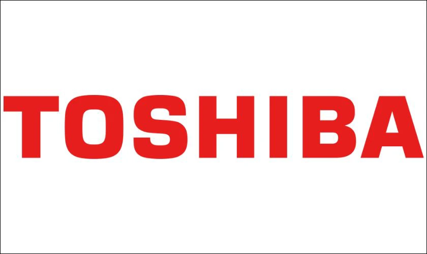 Logo các laptop dạng tên thương hiệu - Toshiba