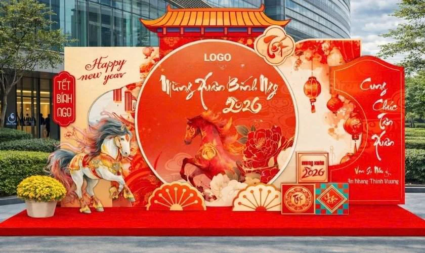 Trang trí không gian dịp Tết