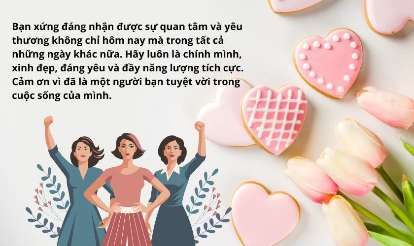 Lời chúc 20/10 cho bạn bè dài