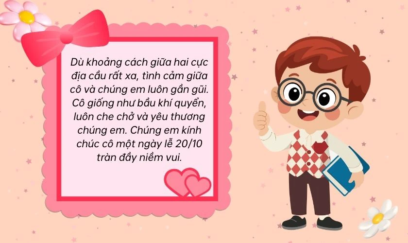 Lời chúc cho cô giáo dạy Địa nhân ngày Phụ nữ Việt Nam