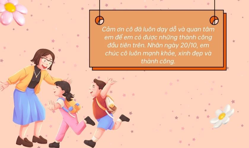 Lời chúc 20/10 cho cô giáo cũ