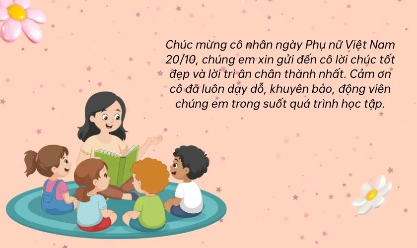 Lời chúc 20/10 cho cô giáo chủ nhiệm