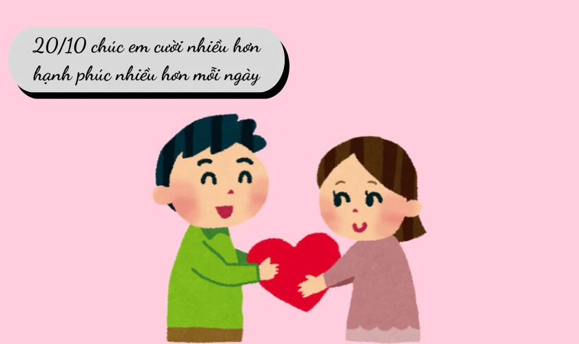 Những lời chúc 20/10 cho crush đảm bảo ghi điểm