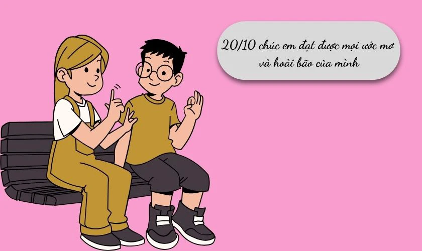 Lời chúc 20/10 ý nghĩa cho em gái