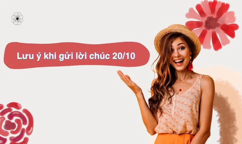 Lưu ý khi gửi lời chúc 20/10 cho khách hàng