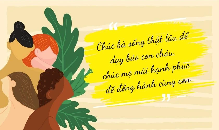 Lời chúc gửi cho mẹ và bà nhân ngày Phụ nữ Việt Nam