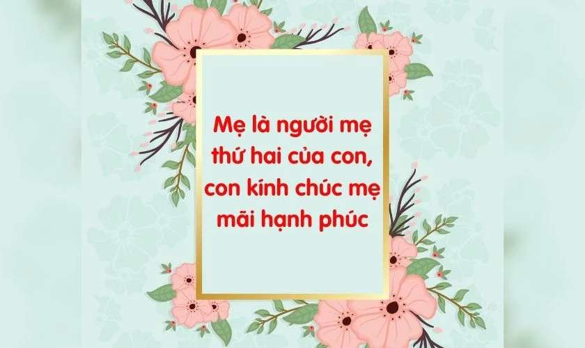 Lời chúc 20/10 cho mẹ chồng