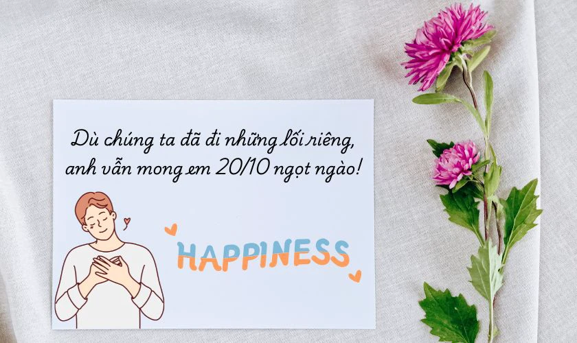 Lời chúc 20/10 cho người yêu cũ