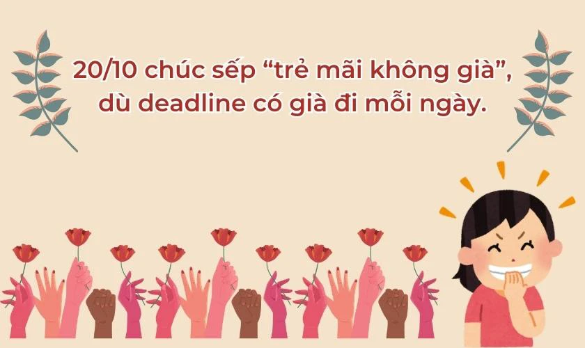 Lời chúc 20 tháng 10