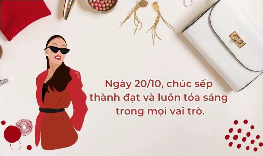 Lời chúc 20 tháng 10 ấn tượng