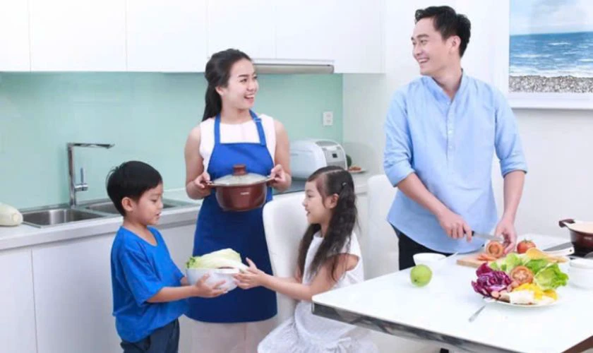 Lời chúc 20/10 cho vợ và con gái