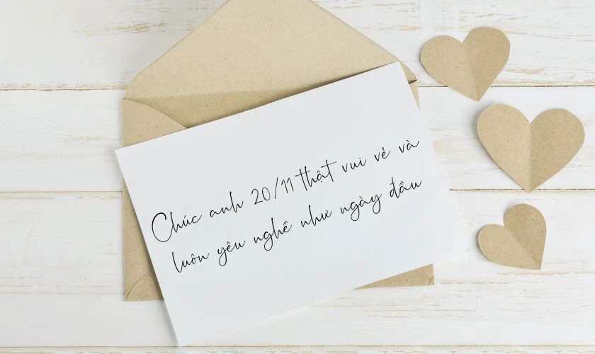 Lời chúc 20/11 cho chồng làm giáo viên ngắn gọn