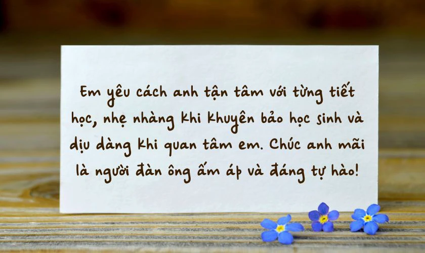 Lời chúc hay cho chồng nhân ngày Nhà giáo Việt Nam