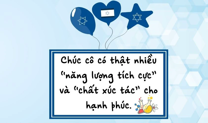 Lời chúc ngày Nhà giáo cho giáo viên dạy Hóa