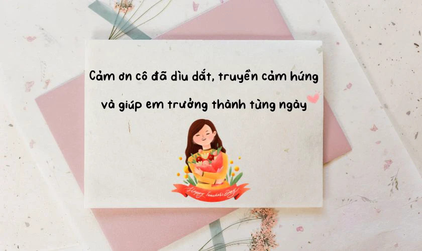 Lời chúc ngày Nhà giáo cho cô giáo cấp 2