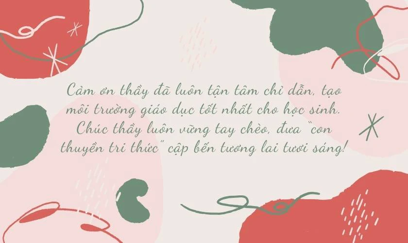 Lời chúc 20 11 cho thầy hiệu trưởng
