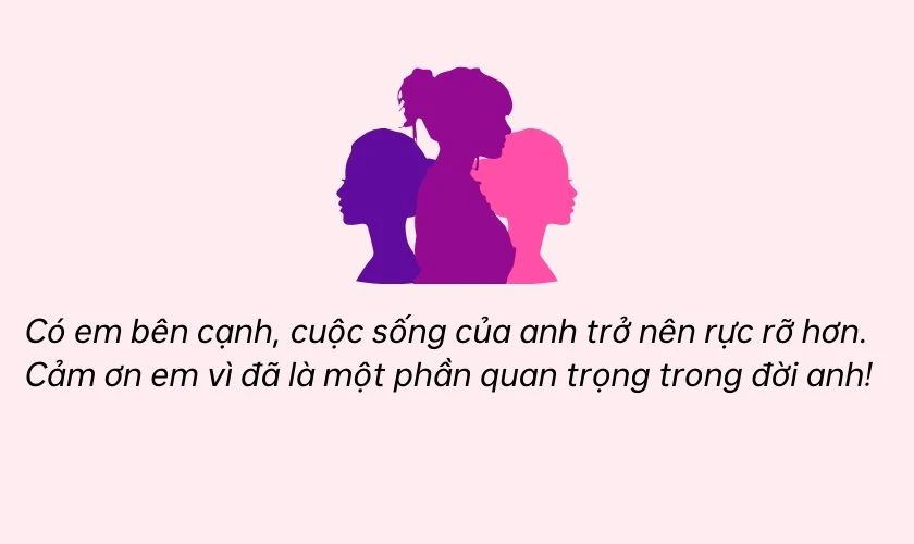 Lời chúc 8/3 ý nghĩa cho bạn gái xiêu lòng