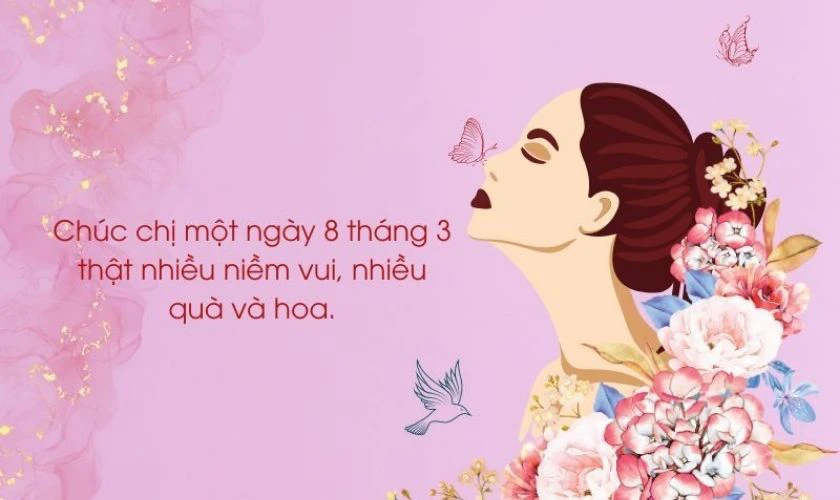 Hình ảnh lời nói Quốc tế Phụ nữ tặng chị gái 2025 ý nghĩa