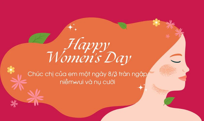 Hình ảnh lời chúc Quốc tế Phụ nữ cho chị chồng
