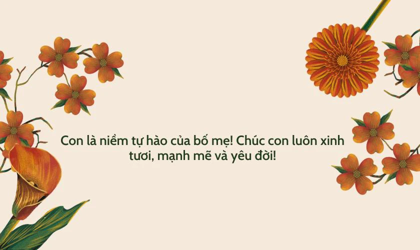 Hình ảnh lời chúc 8/3 cho con gái 2025 ý nghĩa