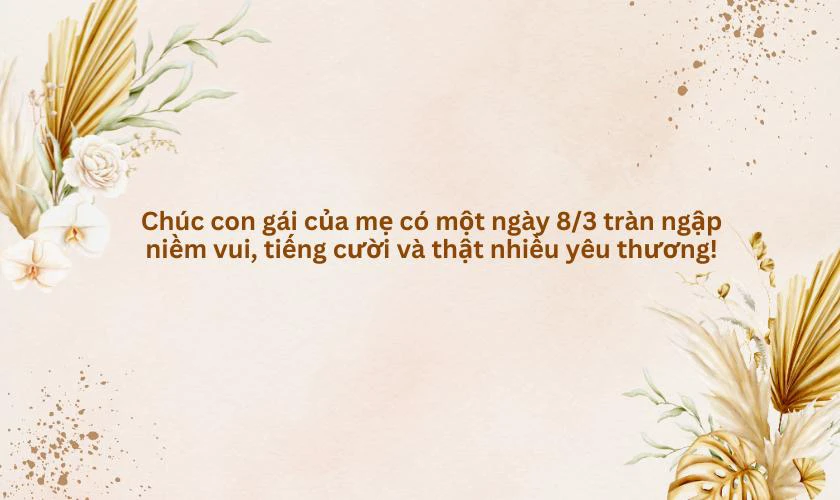 Hình ảnh lời chúc cho bé gái