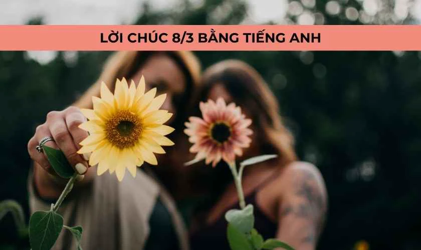 Lời chúc 8/3 tặng đồng nghiệp nữ bằng tiếng Anh