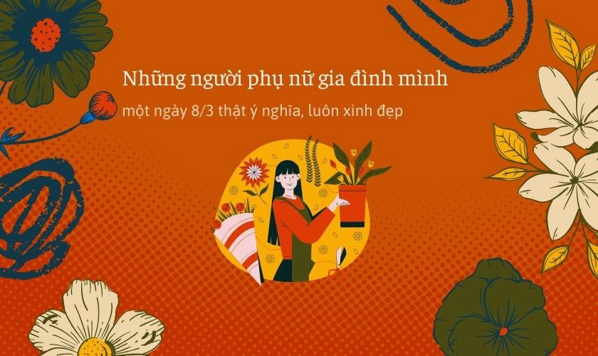 Hình ảnh lời chúc 8/3 cho cả nhà
