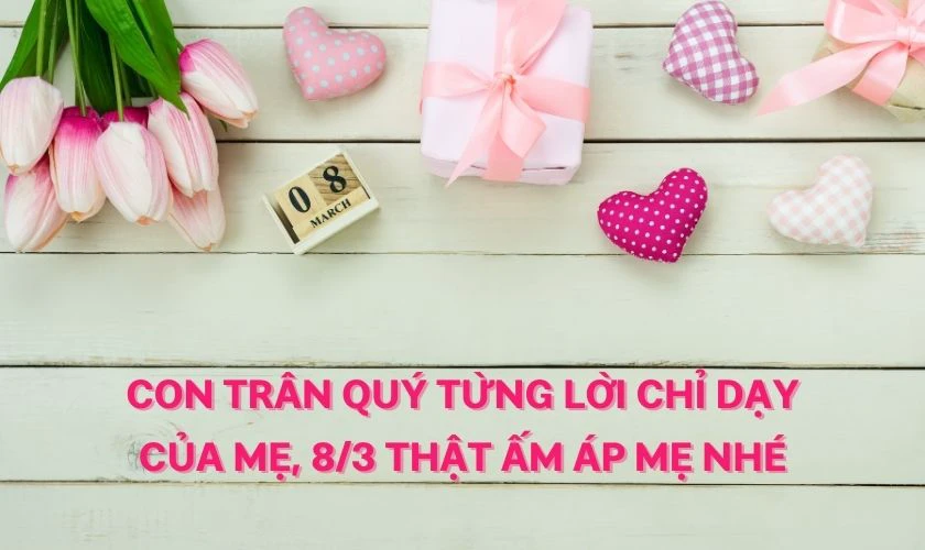 Ảnh chúc mừng Quốc tế Phụ nữ cho mẹ chồng