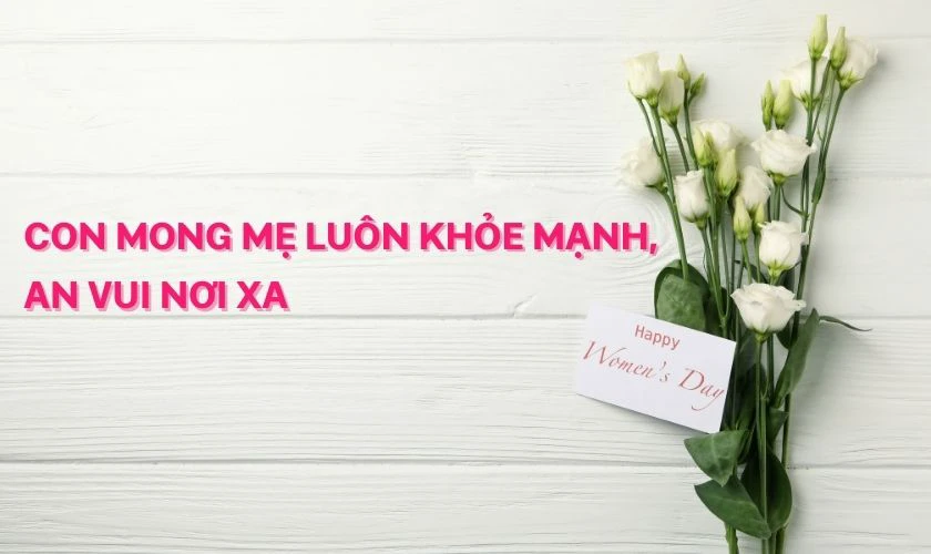 Ảnh chúc mừng ngày Quốc tế Phụ nữ cho mẹ chồng