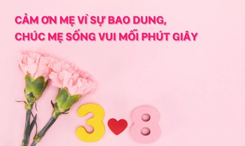 Ảnh chúc mừng 8/3 cho mẹ chồng