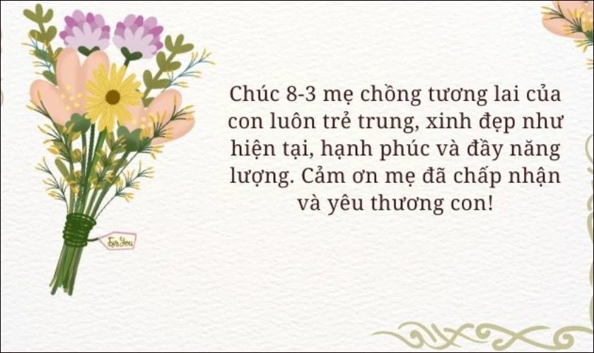 Hình ảnh 8/3 cho mẹ người yêu đẹp nhất, thú vị