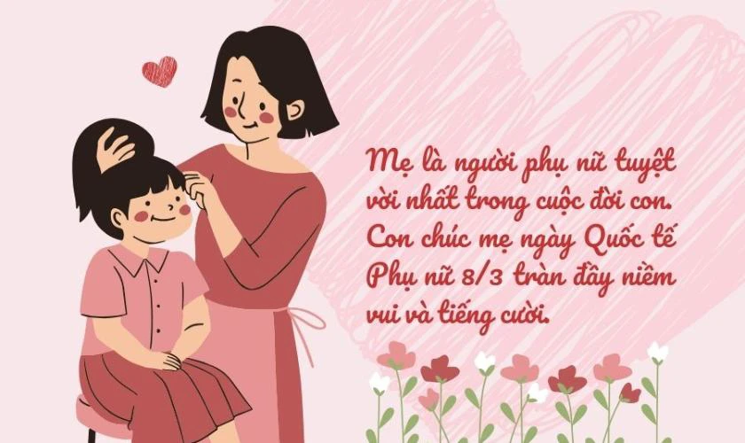 Chúc 8/3 cho mẹ vợ 2025