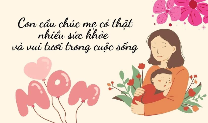 Ảnh lời chúc 8/3 cho mẹ vợ 2025