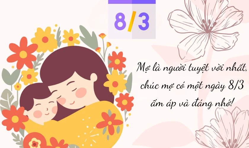 Ảnh lời chúc Quốc tế Phụ nữ dành cho mợ