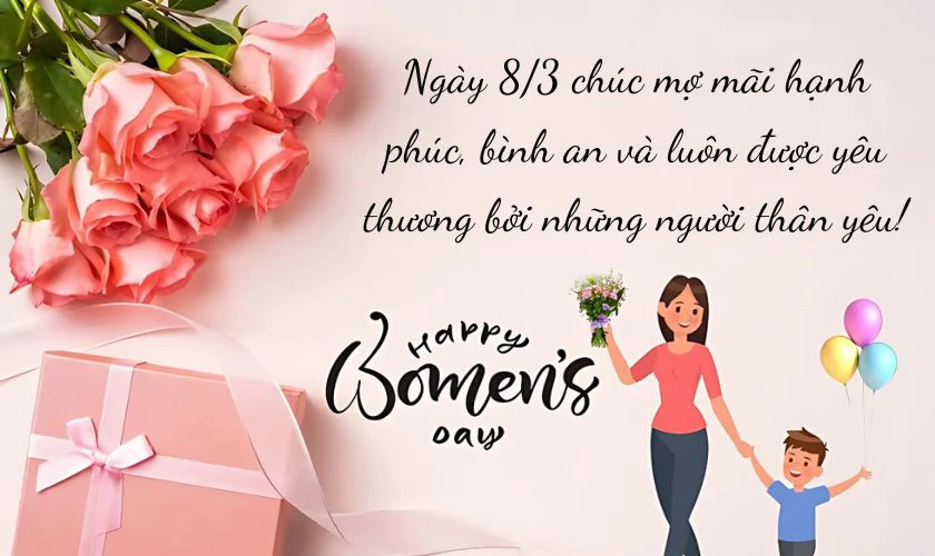 Ảnh câu chúc ngày Quốc tế Phụ nữ dành cho mợ