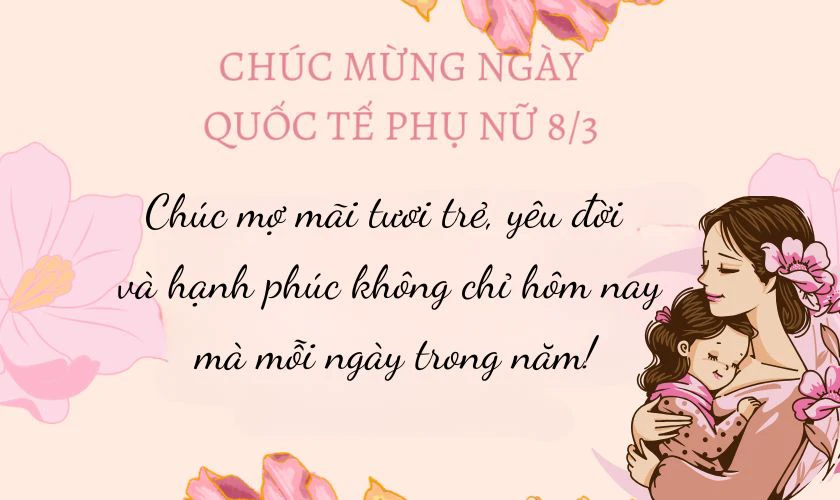 Hình ảnh lời chúc 8/3