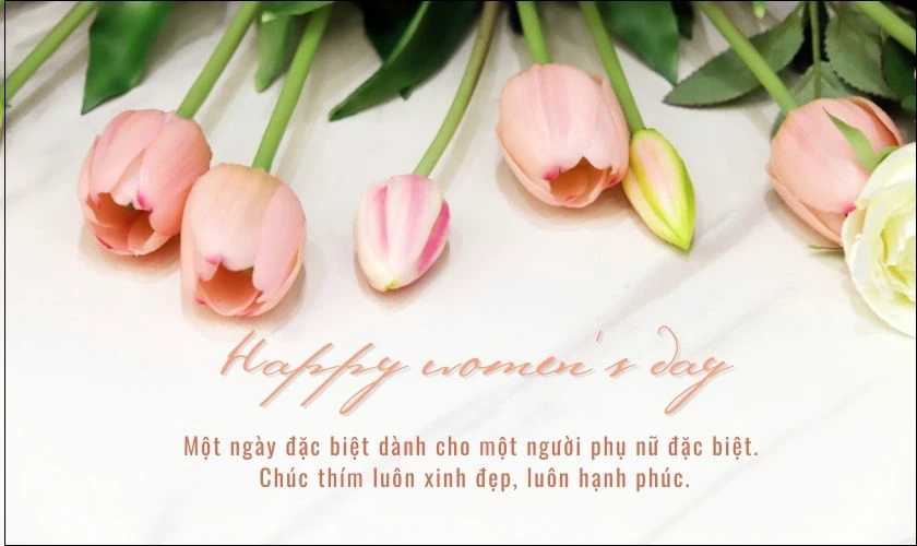 Lời chúc 8/3 cho thím ngắn gọn