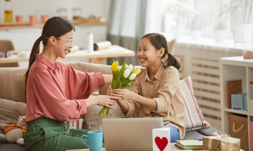 Lời chúc 8/3 của bé dành cho mẹ