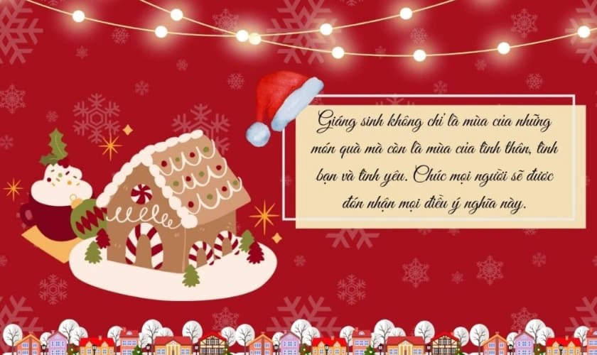 Lời chúc Giáng sinh Noel ngọt ngào