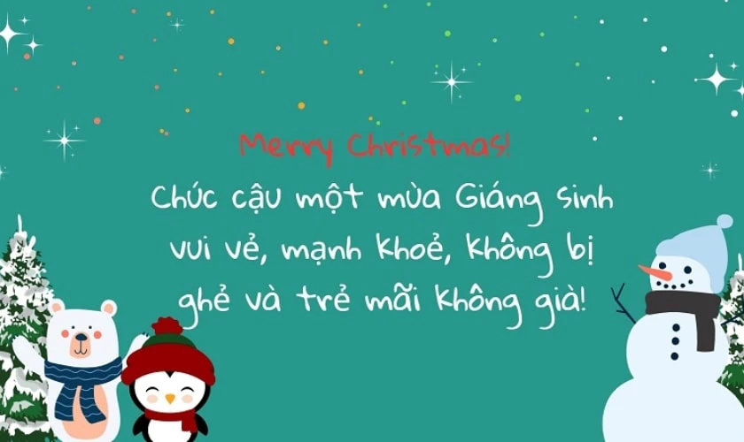 Lời chúc Giáng sinh hài hước