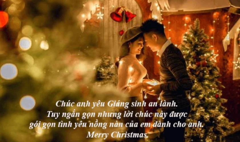 Hình ảnh chúc Giáng sinh cho người yêu ý nghĩa