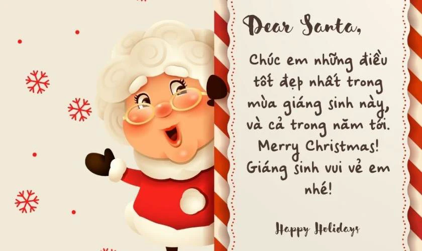 Hình ảnh chúc Giáng sinh cho người yêu dễ thương