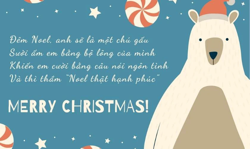 Thiệp Noel tặng cho người yêu