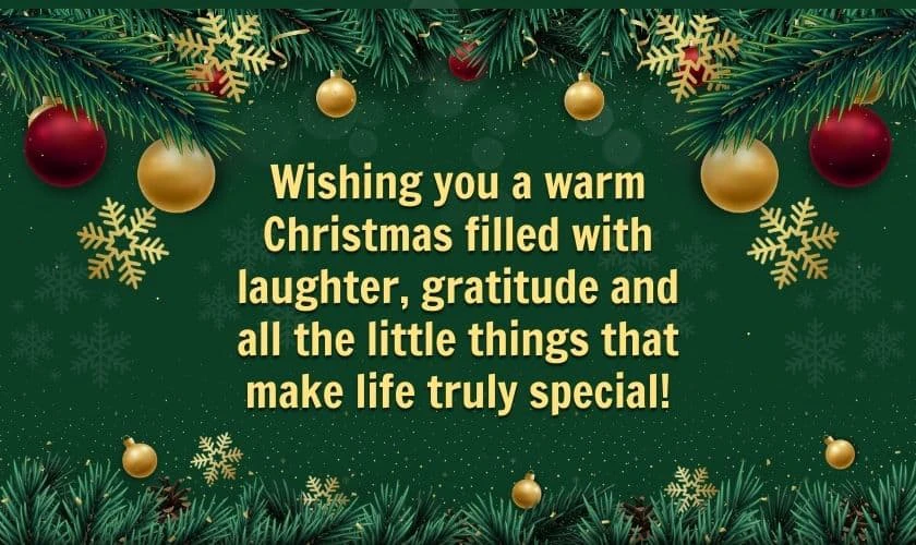 Lời chúc Giáng sinh tiếng Anh dài